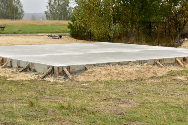 Concrete Base Installation in Apple Valley