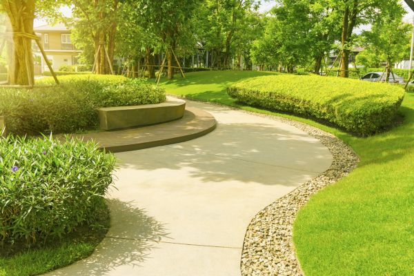 Cement Walkway Installation in Apple Valley