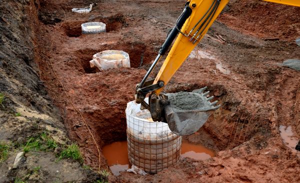 Foundation Piling in Apple Valley