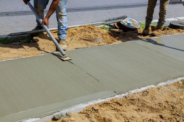 Cement Pathway Installation in Apple Valley