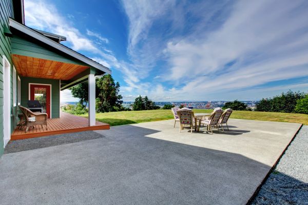 Backyard Concrete Paving in Apple Valley