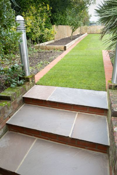 Backyard Steps Installation in Apple Valley