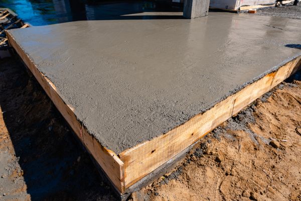 Outdoor Slab Installation in Apple Valley