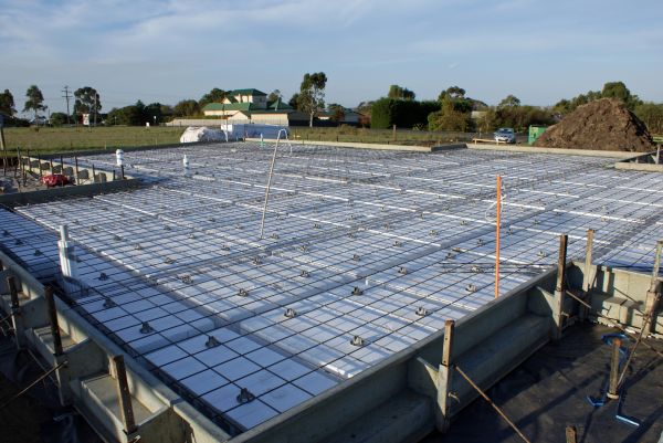 Barn Pad Construction in Apple Valley