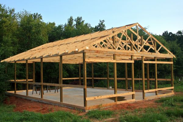 Barn Pad Installation in Apple Valley